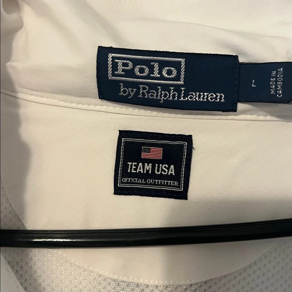 Ralph Lauren Polo Team USA White and Navy Jacket - Picture 3 of 6